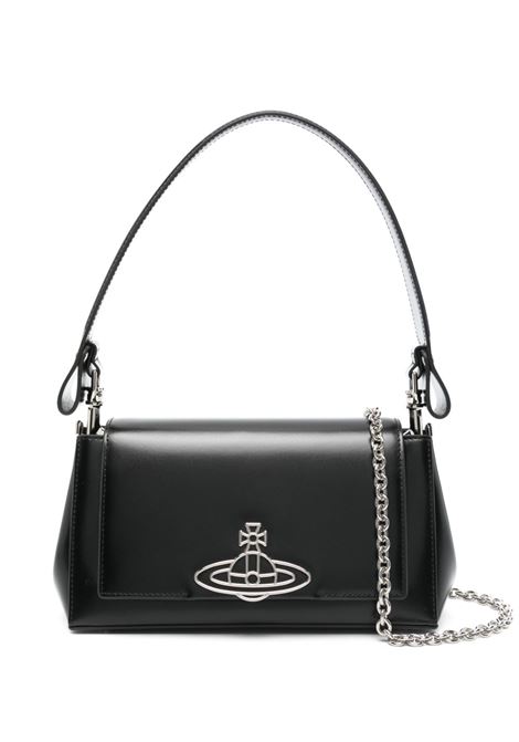 Borsa a spalla Hazel media in nero Vivienne Westwood - donna